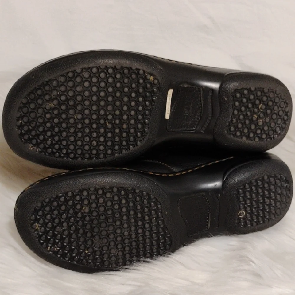 (#47) SALE! Born Black Leather Oxfords Women's Shoes 7.5 Worn 3X Max